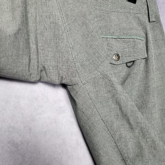 Linksoul Shorts Mens 30 Gray Performance Stretch Golf Casual Pocket Lightweight - Picture 4 of 13